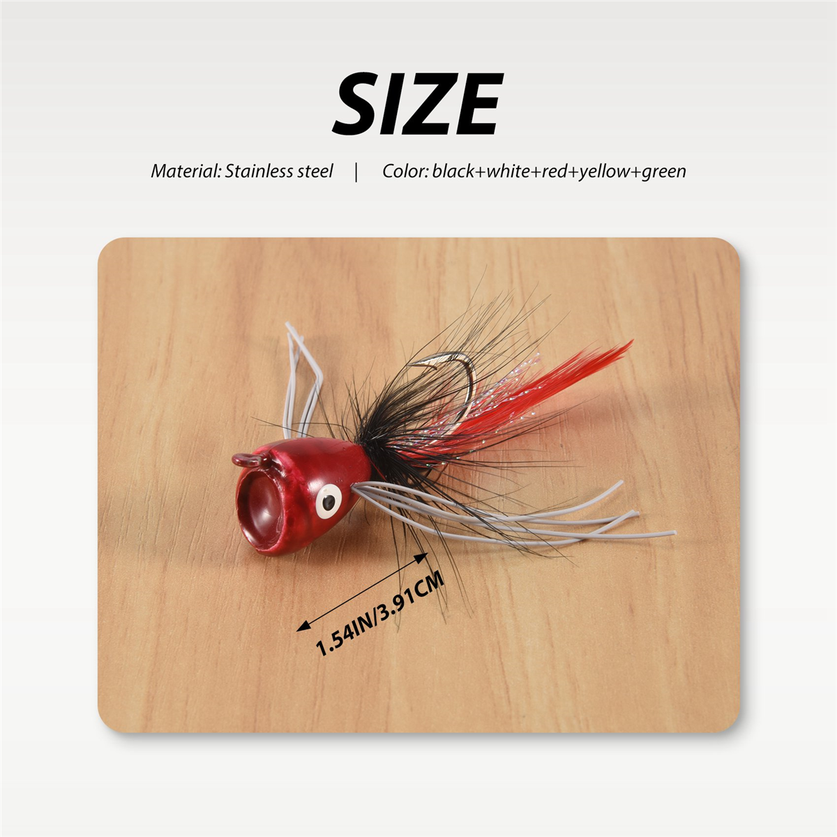 Fishing Lure Popper - 10PCS Fly Fishing Poppers,Topwater Fishing Lures