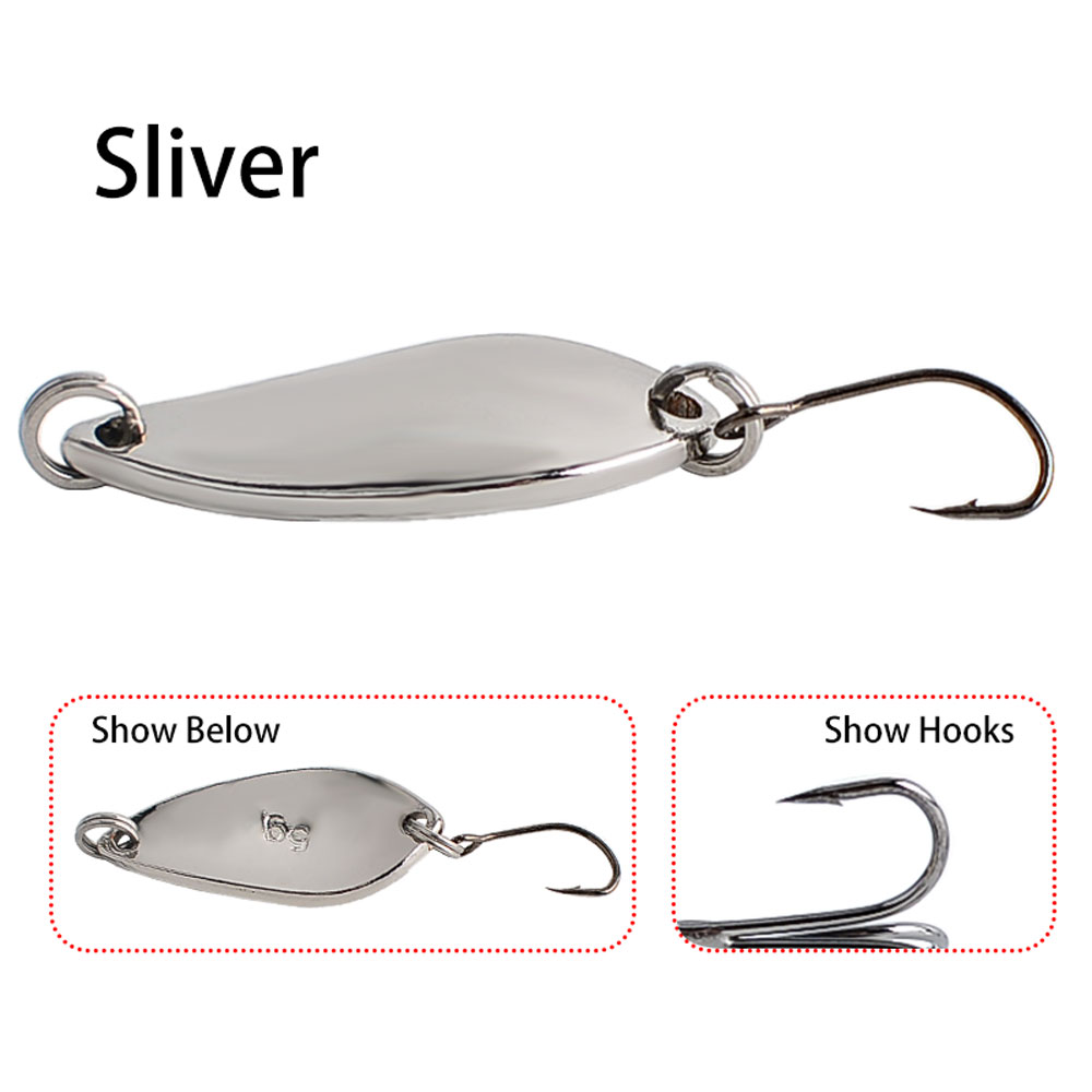 12pcs Metal Spoon Spinner Lure - Fishing Lure Crankbait 评论和价格