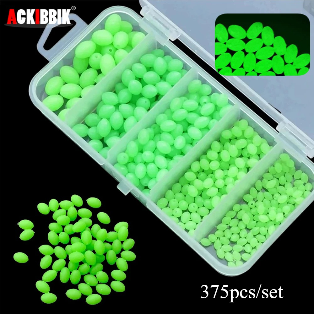 Ackibbik 375pcs/box Luminous F - Fishing Lure Box 评论和价格