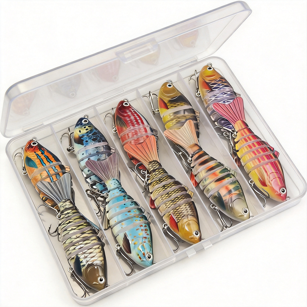10 pcs Multi-Joint Swimbait Fi - Fishing Lure Popper 评论和价格