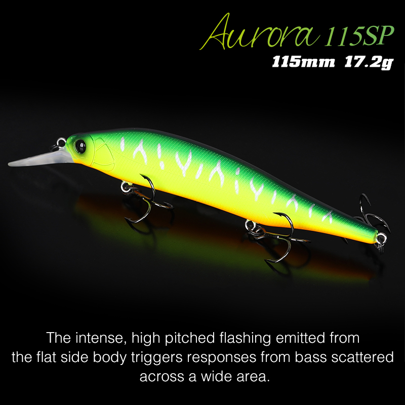 TSURINOYA 115mm 17.2g Suspendi - Fishing Lure Jerkbait 评论和价格