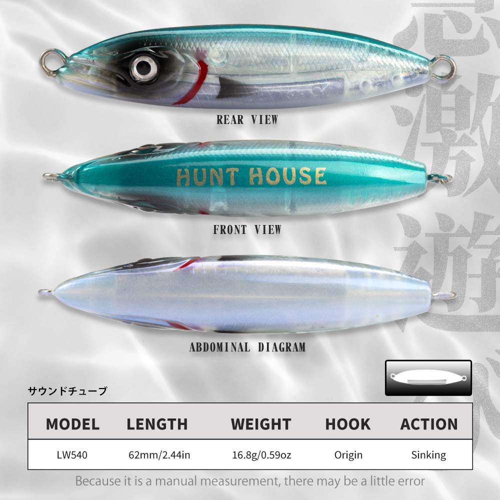 Hunthouse Fishing Slow Sinking - Fishing Lure Buzzbait 评论和价格