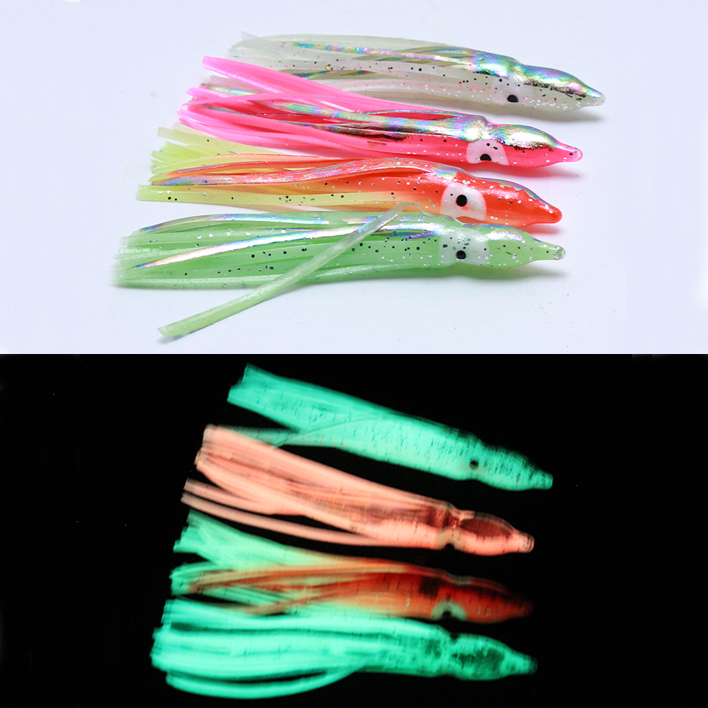 10 pcs soft light octopus squi - Fishing Lure Buzzbait 评论和价格
