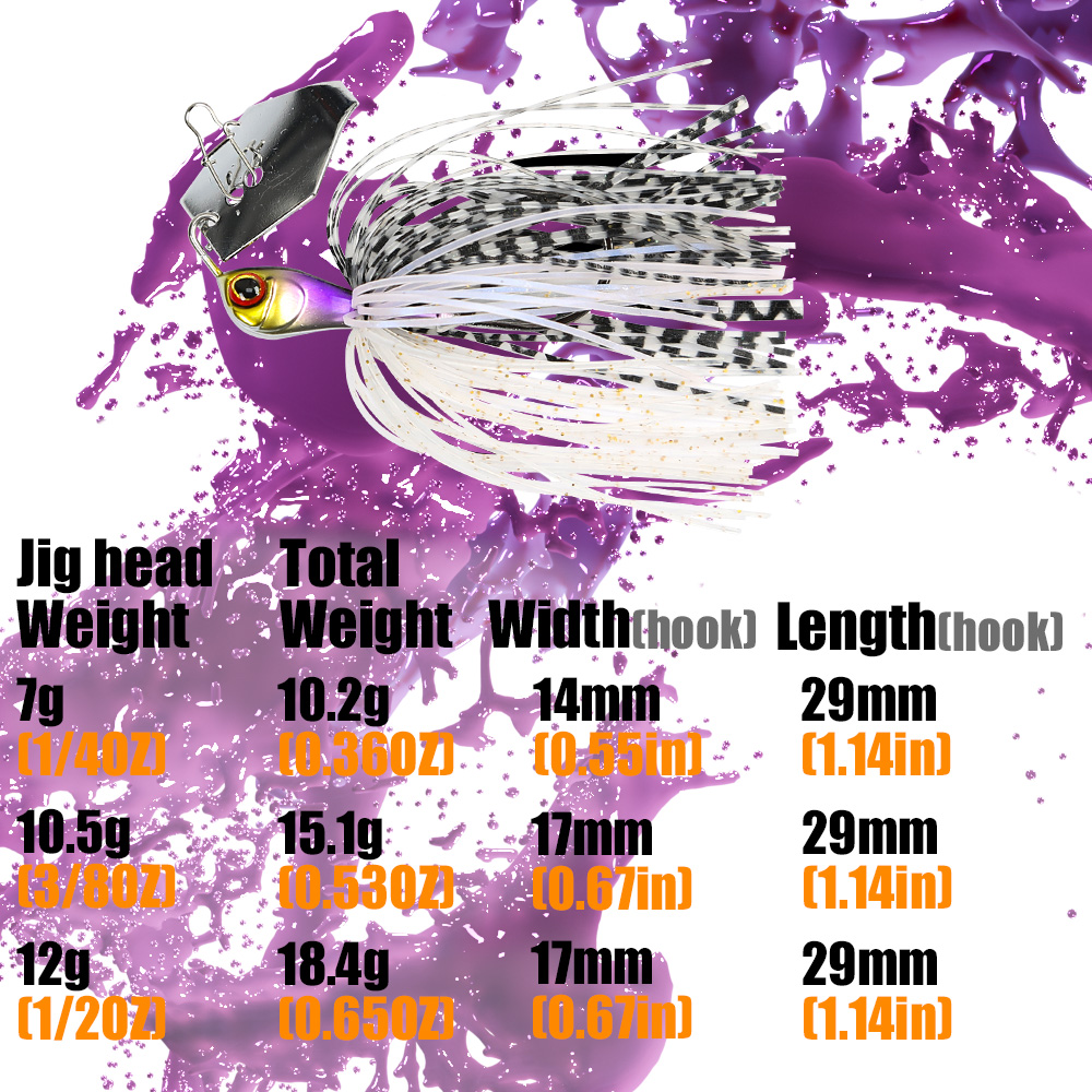 B&U Fishing Lure Chatter Bait  - Fishing Lure Blade Bait 评论和价格