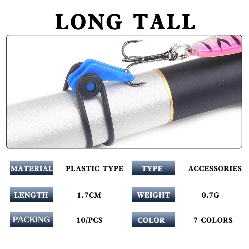 10pcs/lot Plastic Fishing Hook - Fishing Lure Jig 评论和价格