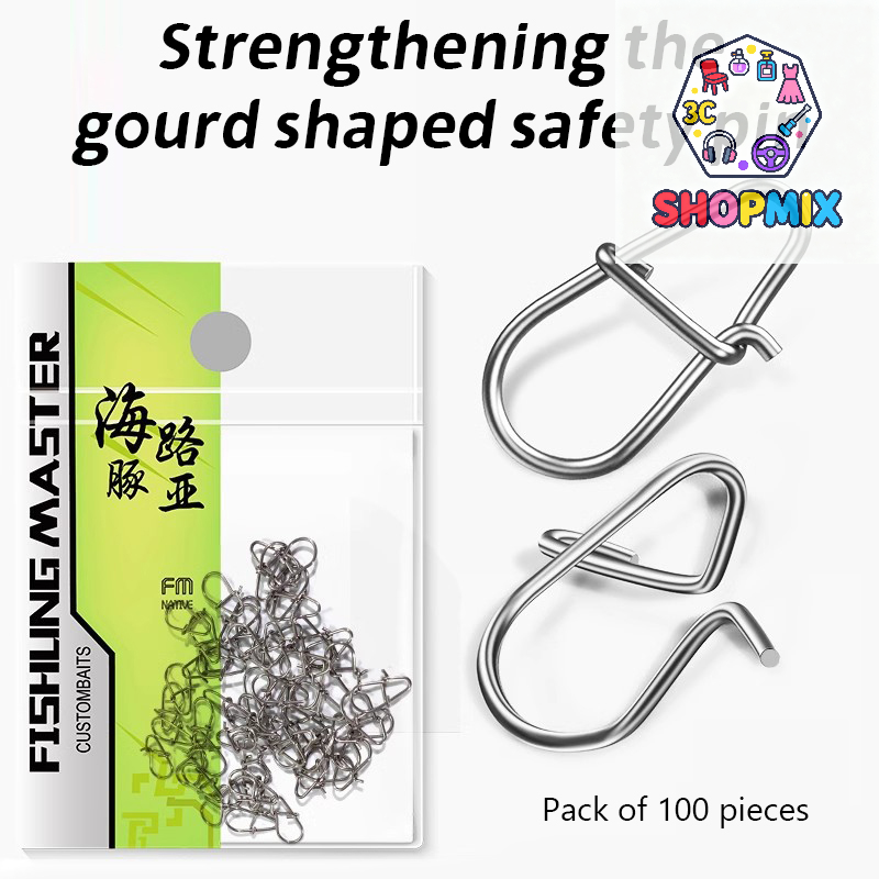 100Pcs Fishing Clips Fast Cran - Fishing Lure Crankbait 评论和价格