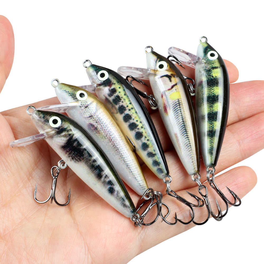 5cm 5g Sinking Minnow Wobblers - Fishing Lure Jerkbait 评论和价格