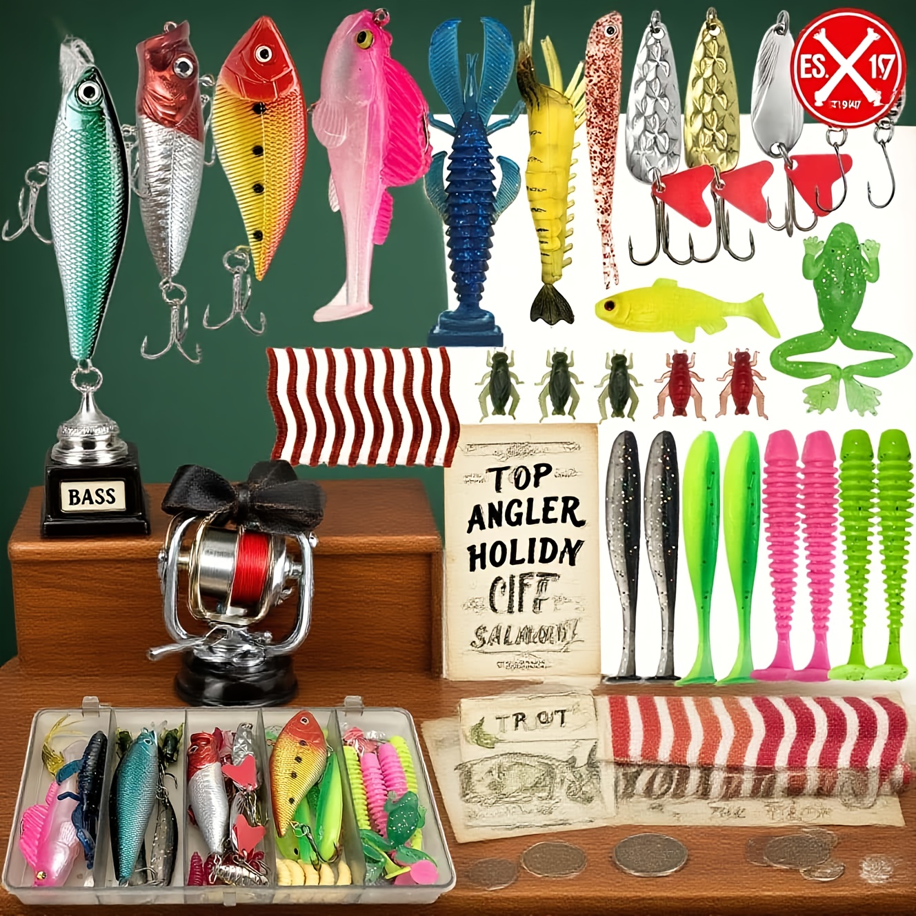 133Pcs Premium Fishing Lures T - Fishing Lure Jig 评论和价格