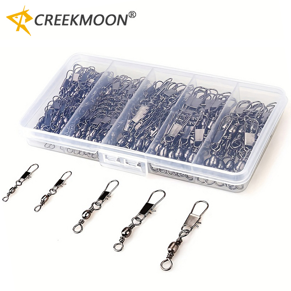 100Pcs/Lot 4#6#8#10#12# Swivel - Fishing Lure Accessories 评论和价格