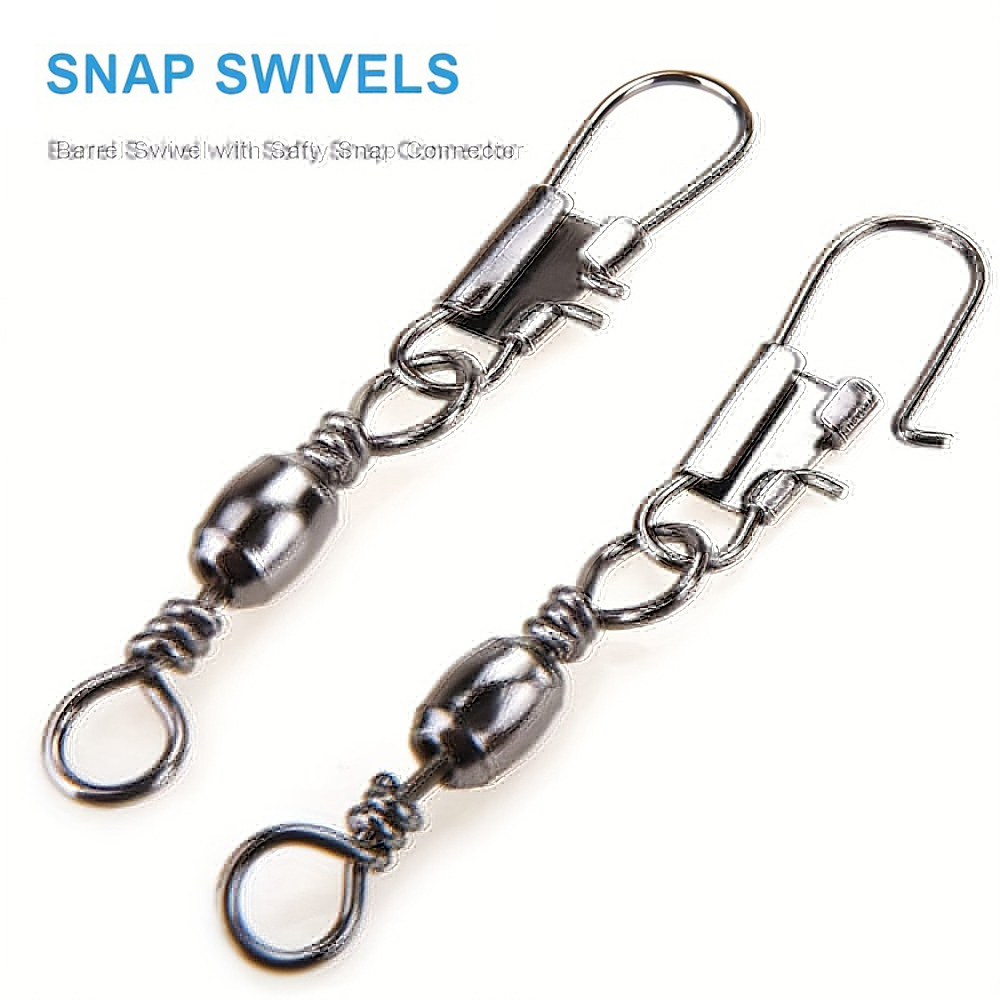100Pcs/Lot 4#6#8#10#12# Swivel - Fishing Lure Accessories 评论和价格