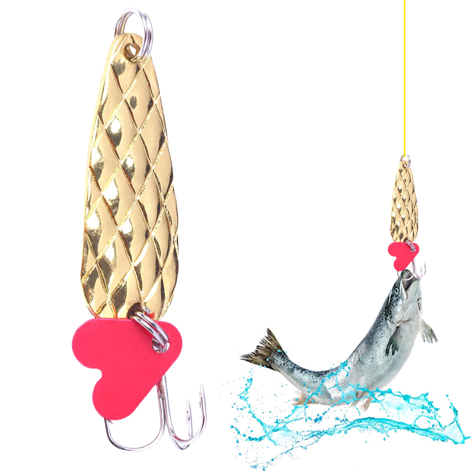 Metal Spoons Fishing Lures 9g  - Fishing Lure Spoon 评论和价格