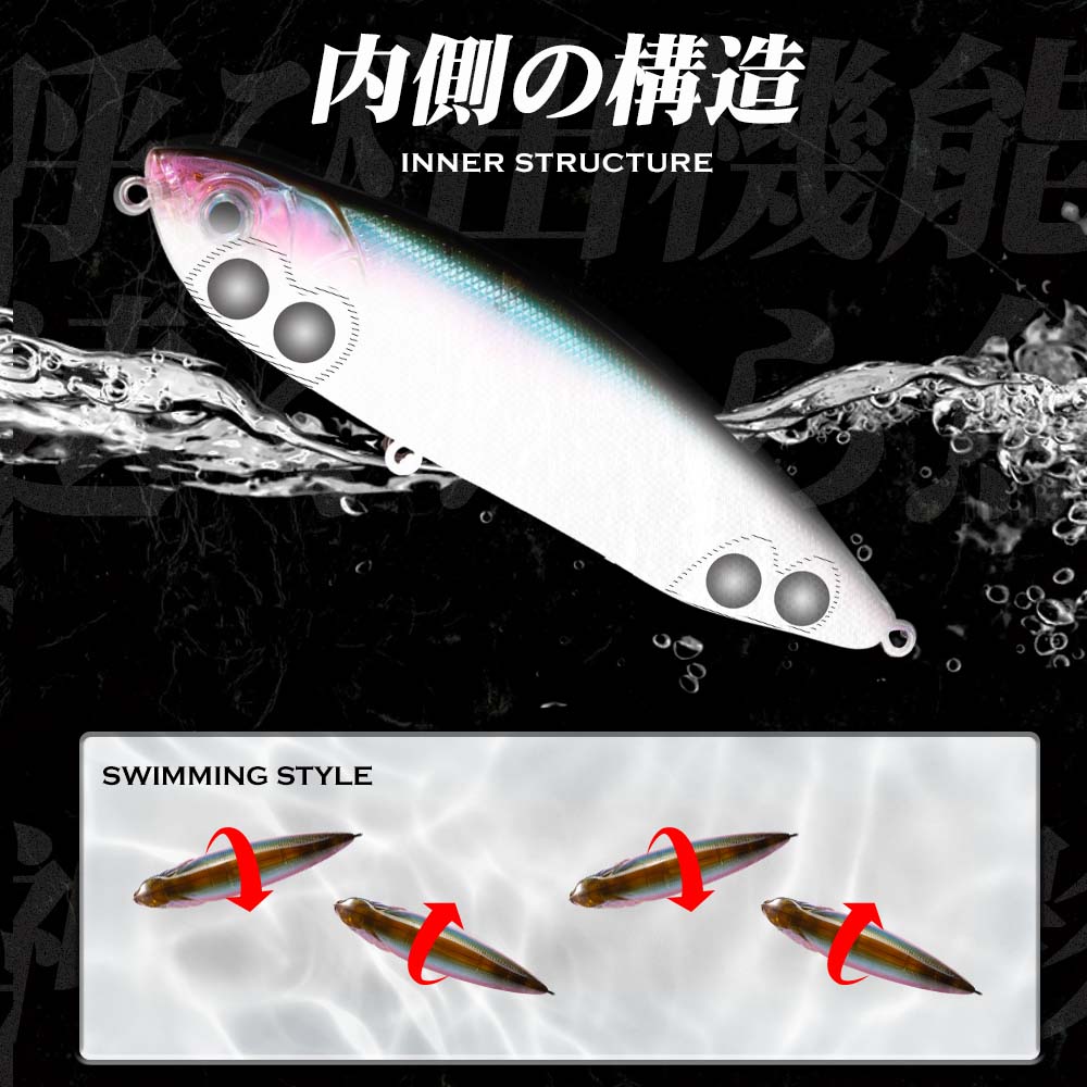 Hunthouse WTD Pencil Fishing L - Fishing Lure Topwater 评论和价格