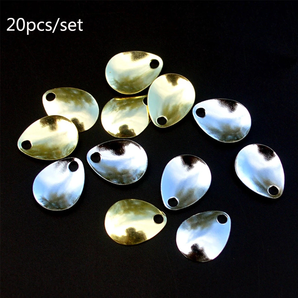 20pcs/lot Fishing Spinner Ring - Fishing Lure Spoon 评论和价格