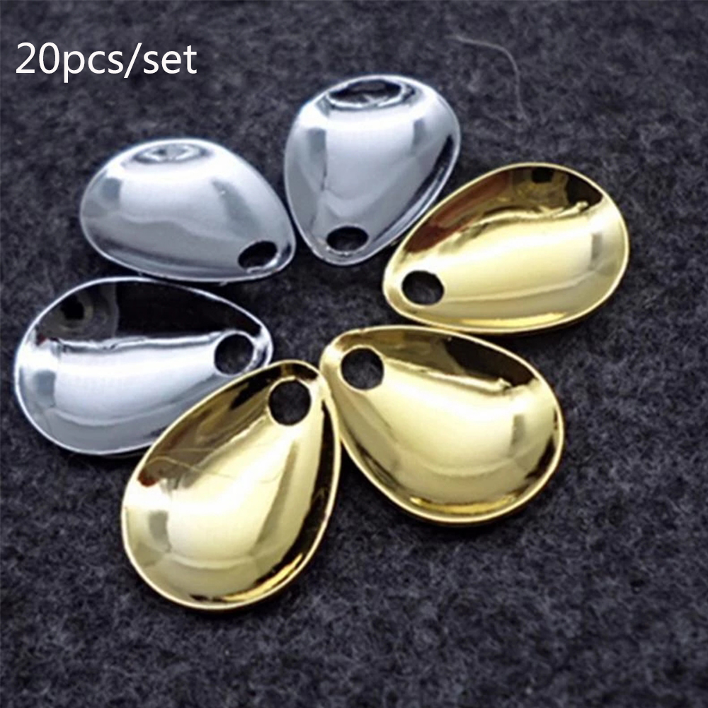 20pcs/lot Fishing Spinner Ring - Fishing Lure Spoon 评论和价格