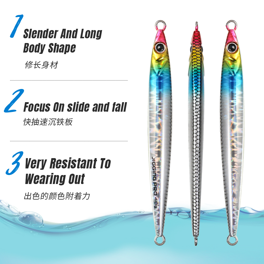 JIGGING PRO 40g 60g Slide Stic - Fishing Lure Buzzbait 评论和价格