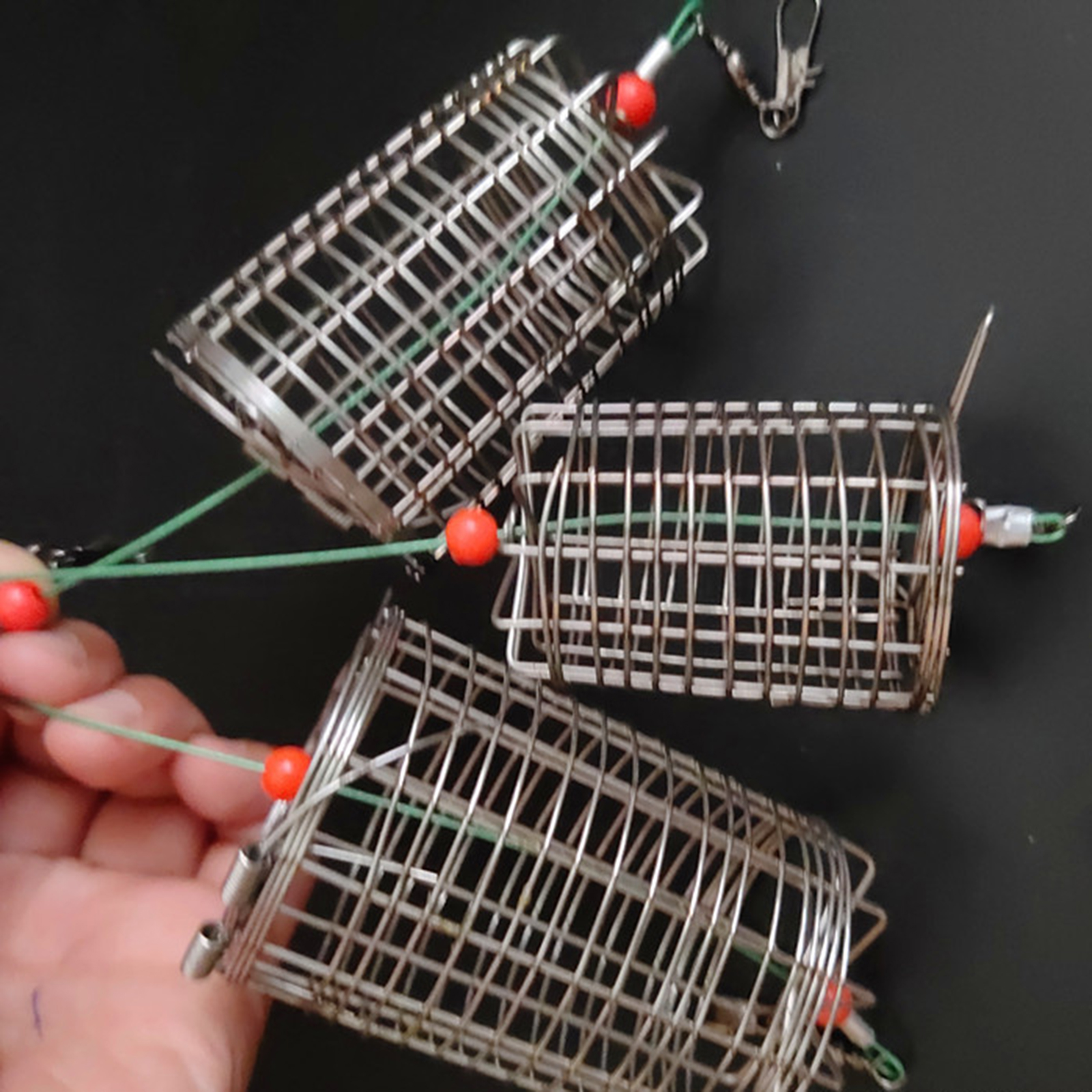 5x Solid Fishing Feeder Cage T - Fishing Lure Box 评论和价格