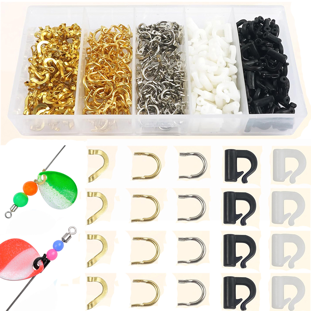 300Pcs Fishing Spinner Clevis  - Fishing Lure Spinner 评论和价格