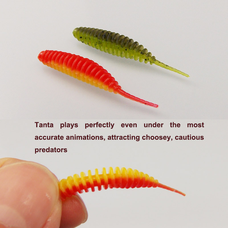 ESFISHING Fishing Tiny Worm Ba - Fishing Lure Soft Plastic 评论和价格