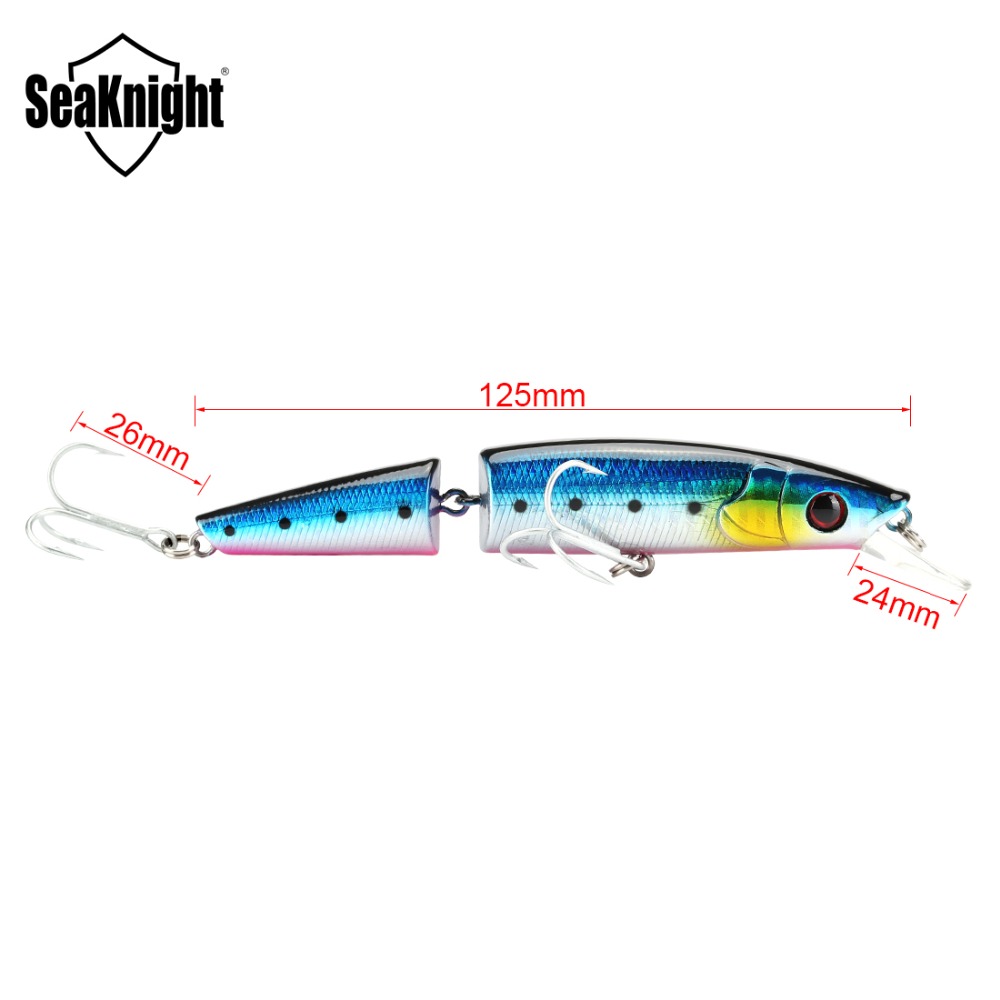 SeaKnight Minnow SK041 Jointed - Fishing Lure Popper 评论和价格