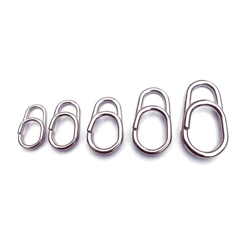 50/100pcs Stainless Steel Ocea - Fishing Lure Accessories 评论和价格