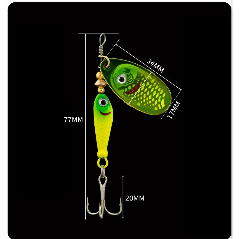 9.1g 7cm Sequins Iscas Artific - Fishing Lure Spinnerbait 评论和价格