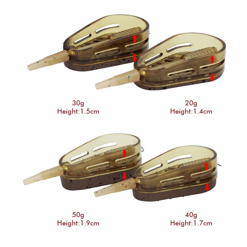 5Pcs Embed Feeder for Fishing  - Fishing Lure Making Kit 评论和价格