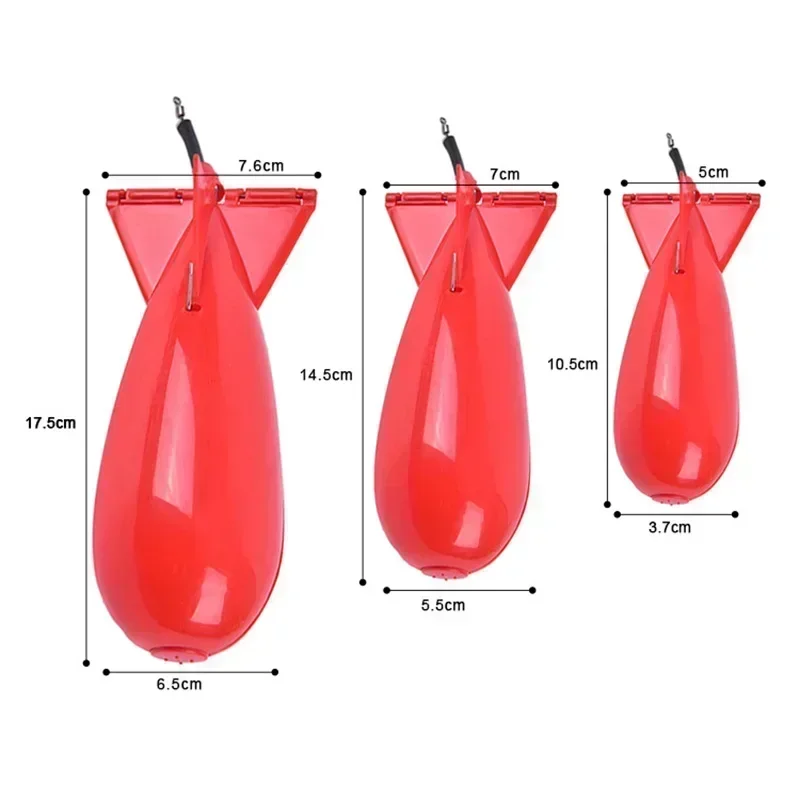 S M L Carp Fishing Rocket Feed - Fishing Lure Accessories 评论和价格
